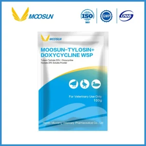 Veterinary Medicine 20%+20% Tylosin Tartrate and Doxycycline HCl Water Soluble Powder Animal Drug