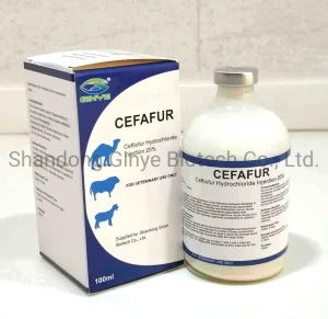 Veterinary Pig Medicine 5% Ceftiofur for Injection Price 100ml for Animal Use