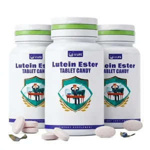 Vision Support Supplement Lutein Esters Chewable Tablets Whole Family Eye Wellness Blue Light Defense Antioxidant Macular Health