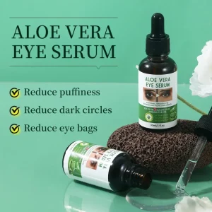 Vitamin E Aloe Eye Serum Soothe Fatigued Dry Wrinkly Eye Skin