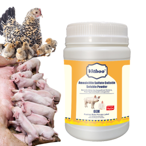Vitboo Poultry Medicine Amoxicillin Sulfate 20% Colistin 10% Vit Amoxi+Coli 300
