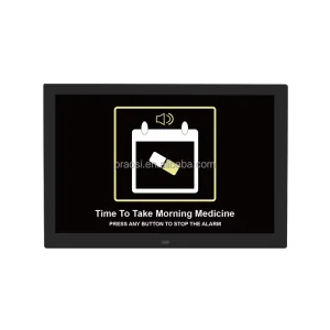 Wall Mount Time Date Day Large Display 15 Inch Digital Calendar Dementia Clock With Medicine Reminder