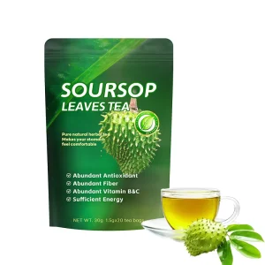 Wellness Health Products Chinaherbs New Arrival Soursop Leaf Tea Bags Chinese Herbal Tea for Hypothyroidism