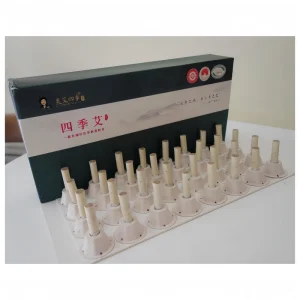 Wheat Grain Moxa Cone with Pure Moxa Mild Heat Anti Fungal Viral Relieves Pain Clears Heat Unblocks Qi Boosts Immunity