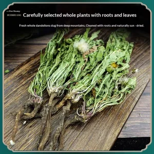 Whole Dried Taraxacum Officinale Wild Dandelion Roots Natural Clean Clearing Heat Reducing Internal Fire