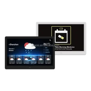 Wifi Smart Digital Calendar Day Clock Analogue Dementia Clock Auto DST Custom Alarms Medicine Reminders Weather Forecast