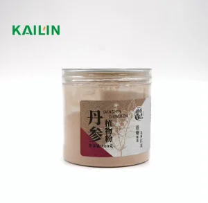 Wild 100g Food Grade Salvia Miltiorrhiza Powder Bottle Pure Natural Danshen Extract