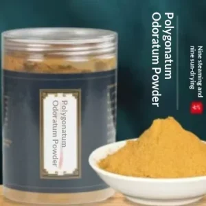 Wild Nine-Processing Polygonatum Odoratum Powder 500g Jiuhuashan Brand Customized Chinese Materials All Seasons