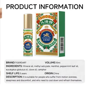 Wind Oil Essence Cool and Refreshing for Mosquito Bites Skin Itching Cooling and Pain Relief Motion Sickness and Seasickness