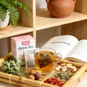 Womb Detox Health Organic Flavored Uterus Detox Tea Cleanse Support Feminine Wellness Nature Herbs Tea