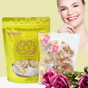 Womb Tea Herbal Fertility Tea 100% Natural Womb Detox Tea Yoni Tea for Irregular Menstruation Wellness Cleanse
