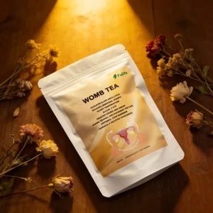 Womb Wellness Tea Natural Herbal Blend 10 Sachets Per Bag for Women’s Health Fertility Menstrual Health Beauty