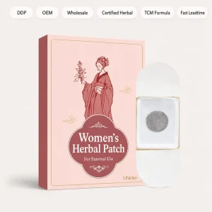 Women’s Herbal Patch 3Pcs ISO Certified Natural Herbal Formula Soothing Comfort External Use OEM Private Label