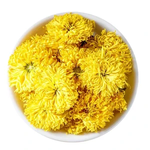 Yellow Chrysanthemum Flower Tea Herbal Medicine Beauty Healthy Care Dried Golden Filiform