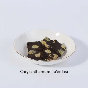 Yunnan Ripe Pu’er Tea Gentle Chrysanthemum Clear Heat Detoxify Improve Vision Moisten Skin Promote Digestion Health Tea Bags