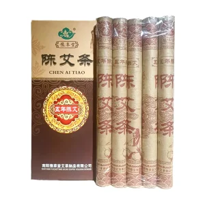 ZB YG 1833 Plastic Moxa Stick Acupuncture Points Therapy Warm Moxibustion Body Detoxification Chinese Herbal Stick