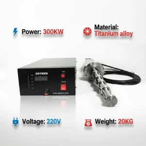 ZGYMZN Ultrasonic Vibrator Ultrasonic Homogenizer Emulsifier 300kW 220V One Year Warranty Crude Oil Dedicated Equipment