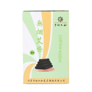 ZhongYan Taihe Hollow Smokeless Moxa Rolls Moxibustion Stick Patches 5pcs/box Chinese Mugwort