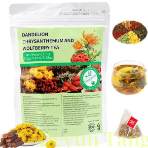 dandelion chrysanthemum and wolfberry tea 150g Liver protection and Fire clearing Stay up Tea Liver Protection Tea