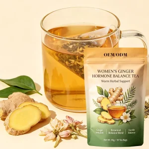 women Hormone Balance tea ginseng tea Female Fertility girls womb supplement chinses Herbal lemon and ginger tea